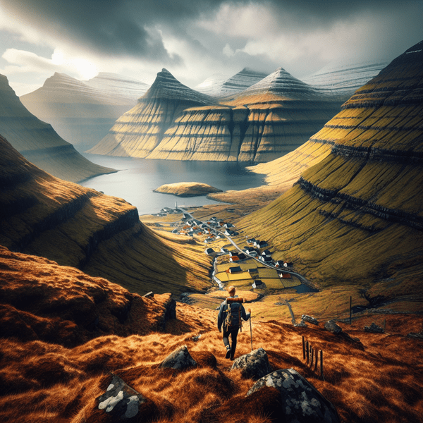 Wandern durch das verborgene Juwel der Faroe Islands